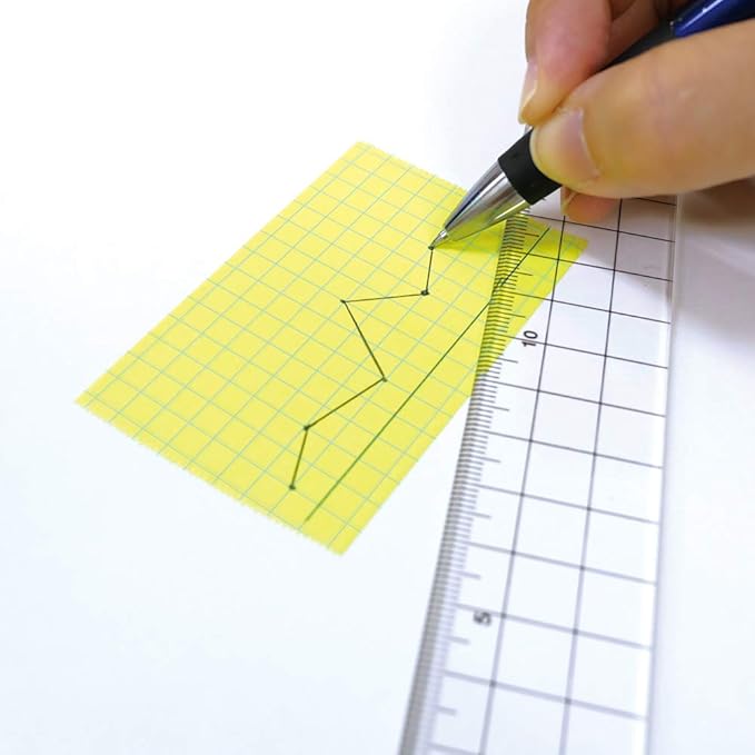Yamato NRK-50CH-LH Sticky Notes, Roll Tape, Square Type, Notebook, 2.0 inches (50 mm) Wide with Cutter