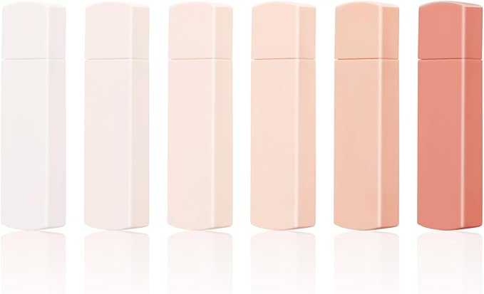Temiary 6Pcs Mini White Out Tapes for Instant Correction, Cute Whiteout for Writing, Aesthetic Correction Tape Set Easy To Use for Students School Office Supplies (Pink)