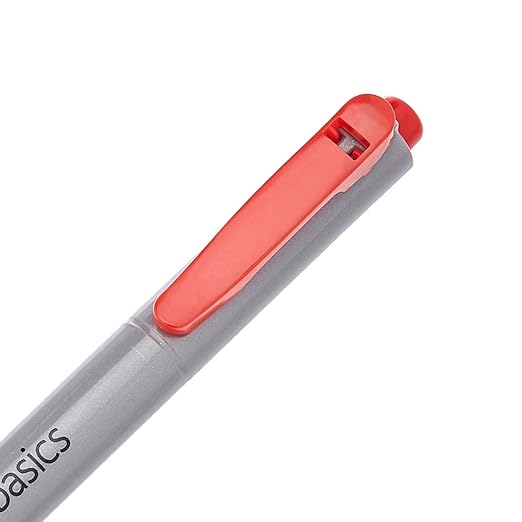 Amazon Basics Permanent Markers, Retractable, 12 Count, Art Supplies for Home, School, and Office Use, Assorted