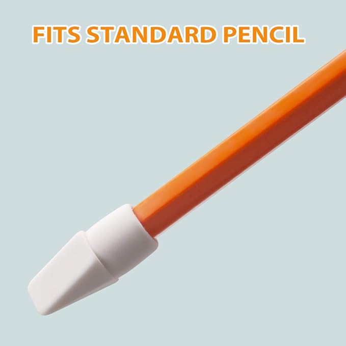 Sooez 120 Pack White Pencil Erasers, Pencil Top Erasers, Cap Erasers, Eraser Tops, Pencil Eraser Toppers, Studying Supplies for Teachers