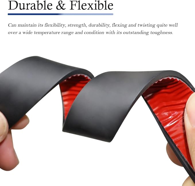 Neoprene Rubber Strips Self Adhesive Solid Rubber Sheets, Rolls & Strips for DIY Gaskets Crafts Pads Seals Warehouse Flooring Rubber Strip with Adhesive Backing (1” Wide x 1/16" Thick x 20' Long)