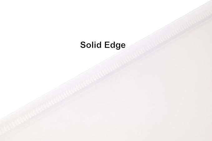 8.5 x 11 Vertical Clear Letter Sized Plastic Envelopes Document File Storage Holder 40 Pack Hook Loop Closure