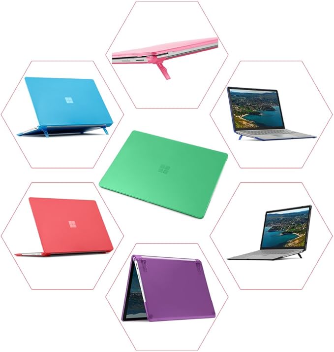 mCover Hard Case Only Compatible for 13.5" Microsoft Surface Laptop (5/4 / 3/2 / 1) with Alcantara Keyboard - Pink