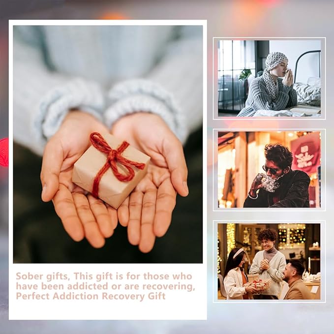 1 Month Sober Gifts for Men, Sobriety Gift for Men Women, Sober Recovery Alcoholics Recovering Gift, Sober Gifts for Loved One in Recovery, 1 Month Sober Anniversary gift-DB19