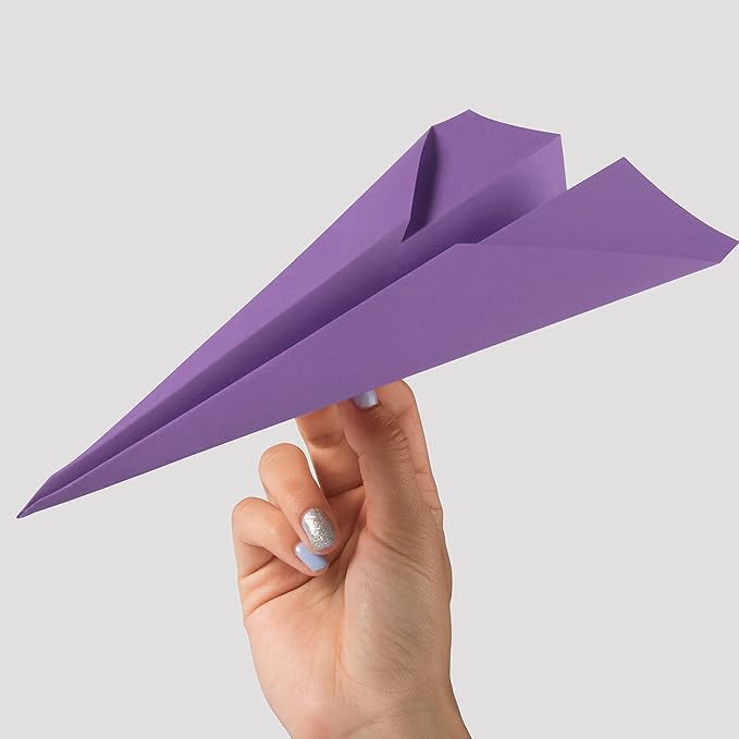 JAM PAPER Colored 24lb Paper - 90 gsm - 8.5 x 11 - Violet Recycled - 50 Sheets/Pack