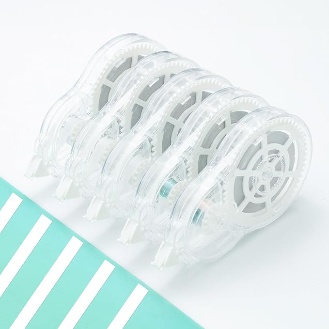 M&G 5 pack Correction Tape,131.2 Feet correction tape, Total 656FT/200M, Easy to Use Applicator for Instant Corrections, Study Supplies and Office Products