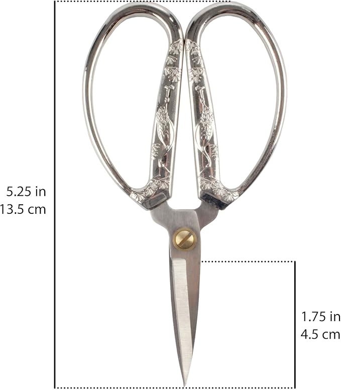 JubileeYarn Crane Motif Small Embroidery Craft Scissors - Assortment - 30 Scissors