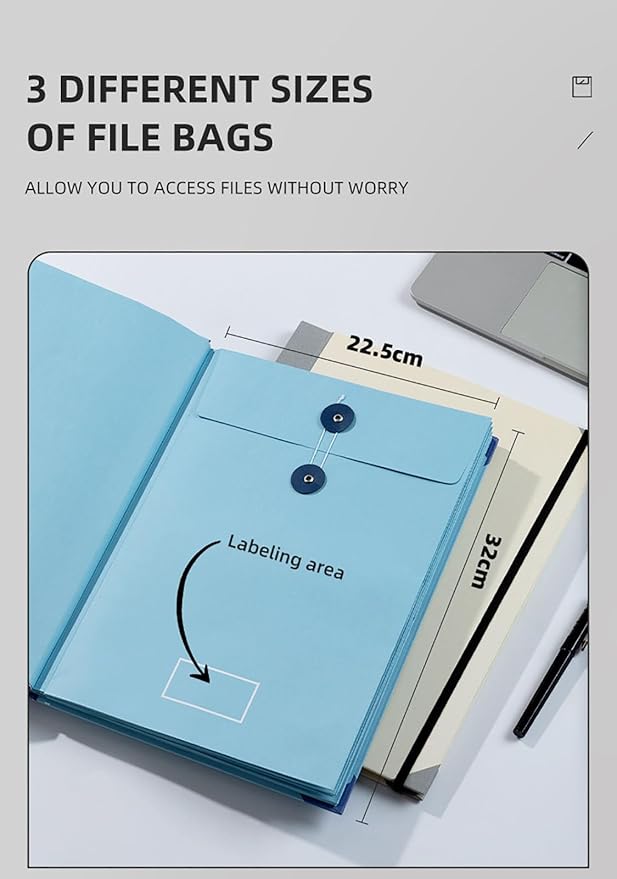 in Case I Go Missing Binder,Document Organizer with Pockets File Home School Office Supplies in Case I Go Missing Binder, Cute Folder for Record Key Personal Information, Estate Planning (Blue)