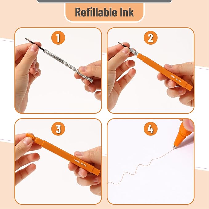 Mr. Pen- Aesthetic Pens, 10 Pack, Assorted Colors, Fast Dry, No Smear Bible Pens No Bleed Through, 0.7mm Fine Point Pen, Ballpoint Pens Ballpoint, Fine Tip Pens for Note Taking, Pens Aesthetic