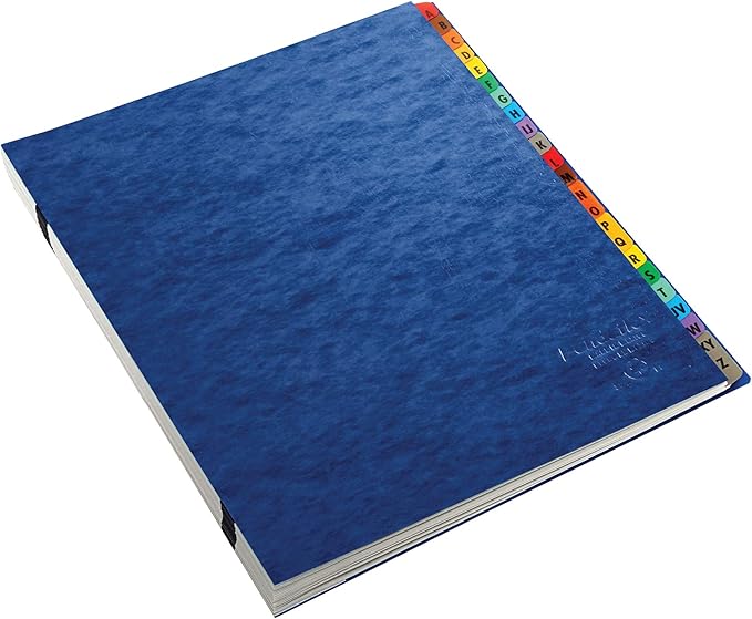 Pendaflex Daily A-Z Indexing Midnight Blue Desk File/Sorter,(11015) 1 EA & File Folders, Letter Size, 8-1/2" x 11", Classic Manila, 1/3-Cut Tabs in Left, Right, Center Positions, 100 Per Box (65213)