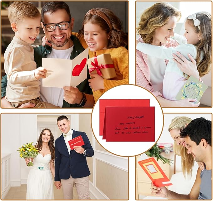 10 Assorted Colors Blank Thank You Cards and Envelopes 5 x 7 Heavyweight Folded Cardstock and A7 Envelopes Self Seal 20 Packs for Invitations, Wedding, DIY Greeting Cards, Baby Showers