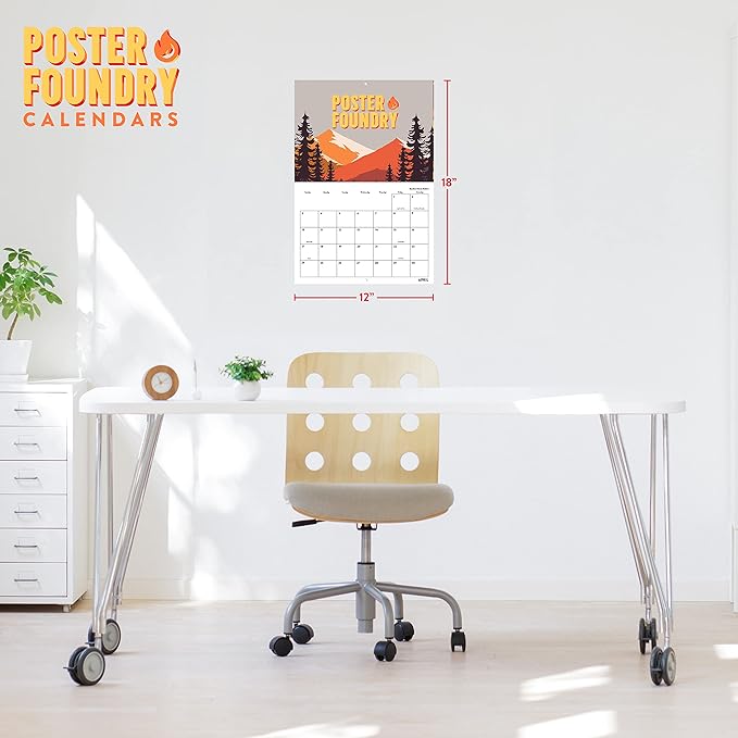Lighthouse Calendar 2025 Monthly Wall Calender 12 Month | American Made In The USA