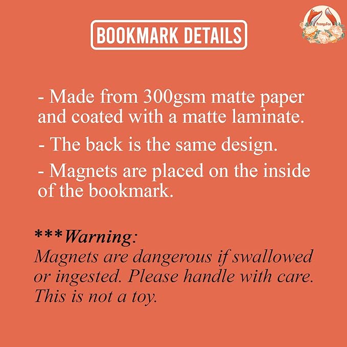 (1Pcs) to Bee Continued Magnetic Bookmark Book Page Markers Gift for Reading Lover Nerd Book Addict Bookish Reader Student Teacher Office Stationery - Size 3"x2.5" When Folded