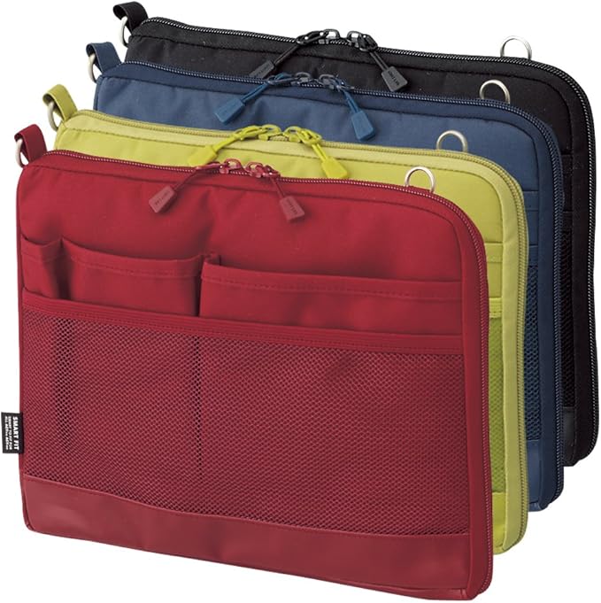 LIHIT LAB Laptop Sleeve, Water & Stain Repellent, Horizontal, 10.2" x 7.9", Black (A7680-24)