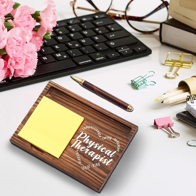 Physical Therapist Sticky Notepad Holder, Thank You Physical Therapy Gifts, Appreciation Gifts for PT Pediatric Physical Therapy, Pt Therapists Sticky Note Pad Holder TZP28