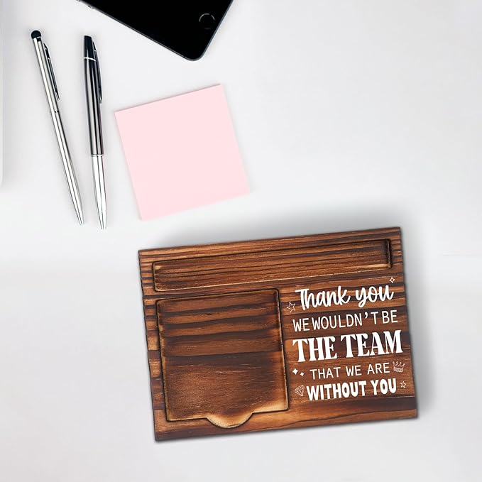 Thank You Gift for Team, Coworkers Gifts for Men Women, Team Employee Appreciation Gifts, We Wouldn't Be The Team That We are Without You Office Self-Stick Note Pad Holders SD133