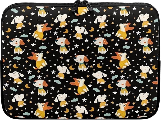 Corgi Dog Printed Computer Bags for Laptops, Water Resistant 13 Inch Laptop Bag Laptop Briefcase Travel Case for Women Men Teens, Compatible with Most Laptops