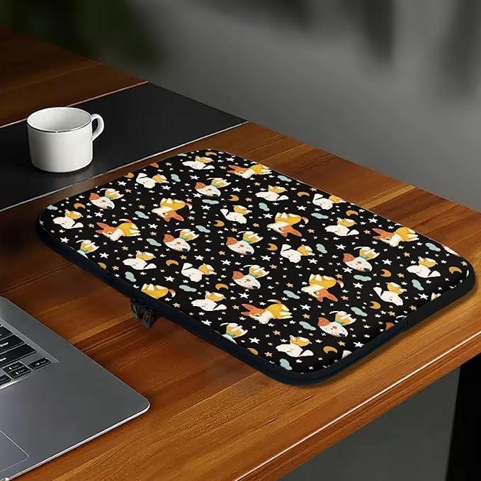 Corgi Dog Printed Computer Bags for Laptops, Water Resistant 13 Inch Laptop Bag Laptop Briefcase Travel Case for Women Men Teens, Compatible with Most Laptops