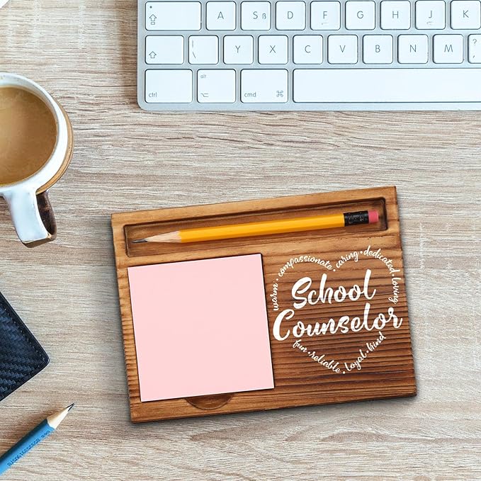 School Counselor Gifts, School Counselor Appreciation Gifts, Thank You School Counselor Gifts, School Counselor Office Decor, School Counselor Desk Self-Stick Note Pad Holders GSH4