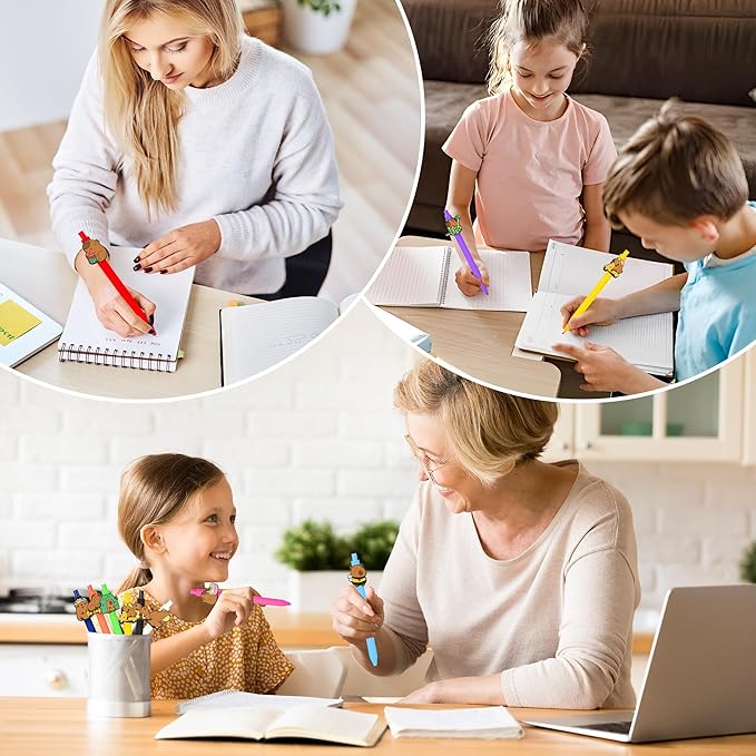 10 Pcs Funny Pens with Capybara Theme Cute Graphics Party favors for Kids Classroom Rewards Bulk for Coworkers Team Staff Funny Office Stationary (Capybara)