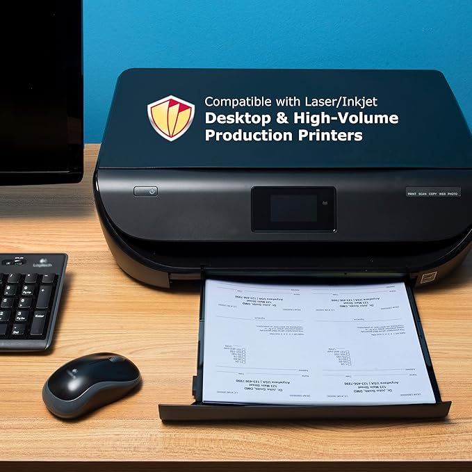 DocuGard Advanced Blue Security Paper, 7 Features, 8.5 x 11 Inches, 24 lb, 2500 Sheets (04545C)