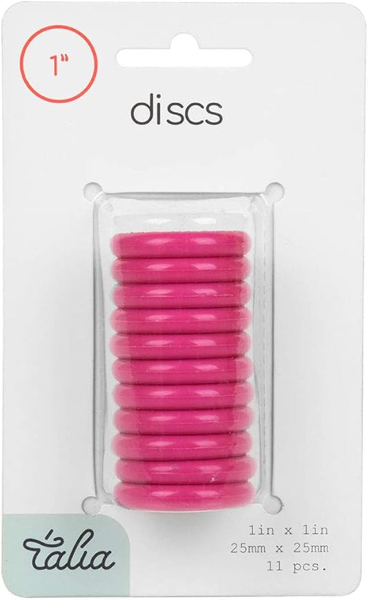 Talia Discbound Notebook - Discs (90's Pink, 1inch)
