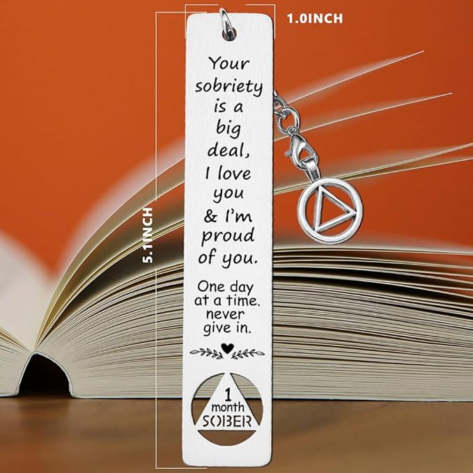 1 Month Sober Gifts for Men, Sobriety Gift for Men Women, Sober Recovery Alcoholics Recovering Gift, Sober Gifts for Loved One in Recovery, 1 Month Sober Anniversary gift-DB19