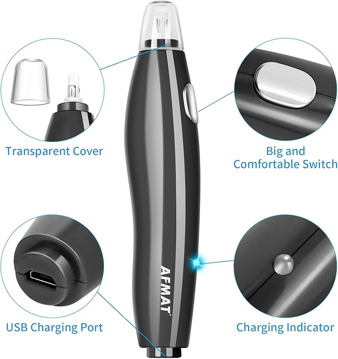 AFMAT Electric Eraser, Electric Eraser Kit for Artists,140 Eraser Refills, Rechargeable Electric Erasers for Drafting, Electric Pencil Eraser, Battery Operated Eraser for Drawing Pencils, Crafts, Arts
