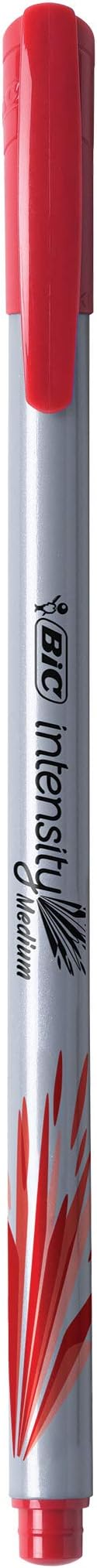 BIC Intensity Fineliner Marker Pen, Medium Point (0.7mm), Assorted Colors, 10 Count, Bold and Smooth Writing