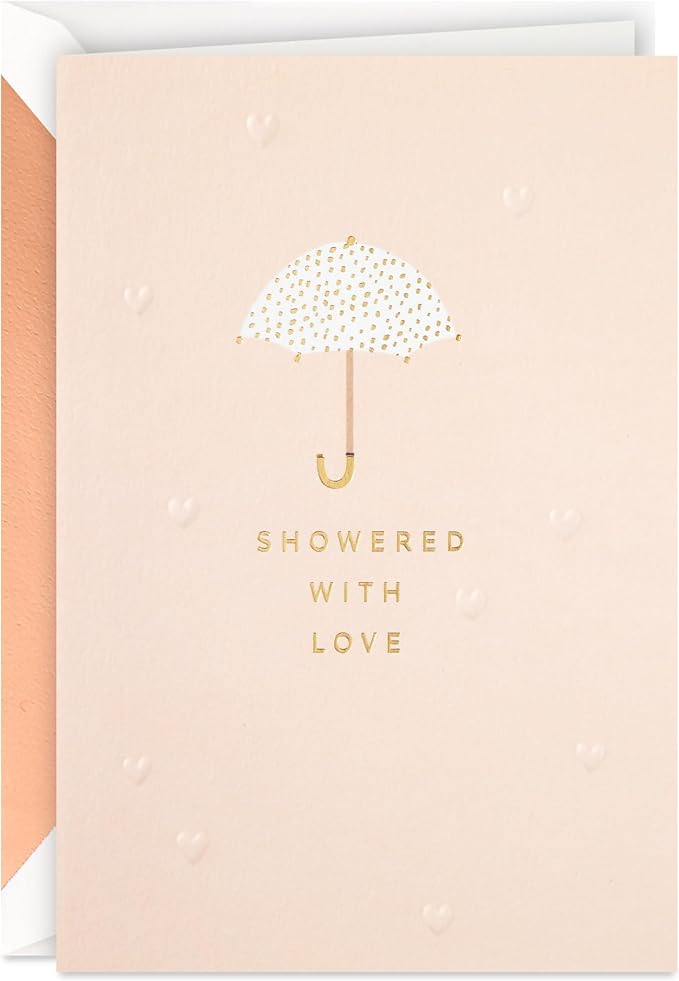 Hallmark Signature Bridal Shower Card (Showered with Love)