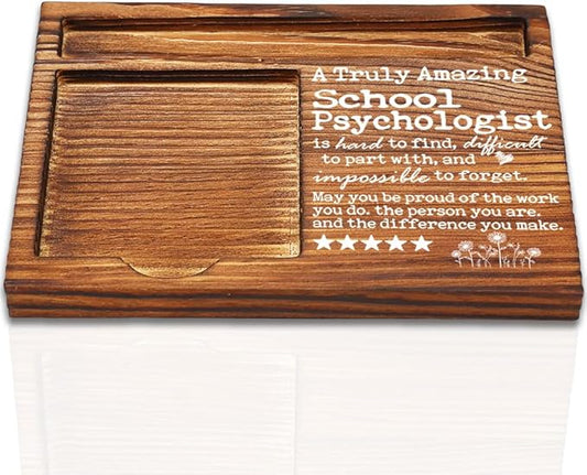 Thank You Appreciation Gifts for School Psychologist, Going Away Gift Retirement Gift for School Psychologist, A Truly Amazing Best School Psychologist Gifts Self-Stick Note Pad Holders-DW48