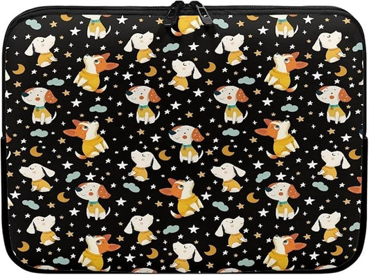 Corgi Dog Printed Computer Bags for Laptops, Water Resistant 13 Inch Laptop Bag Laptop Briefcase Travel Case for Women Men Teens, Compatible with Most Laptops